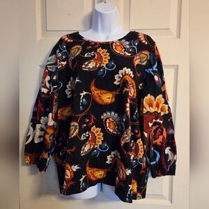 Chico's Paisley Print Women's Top  XXL